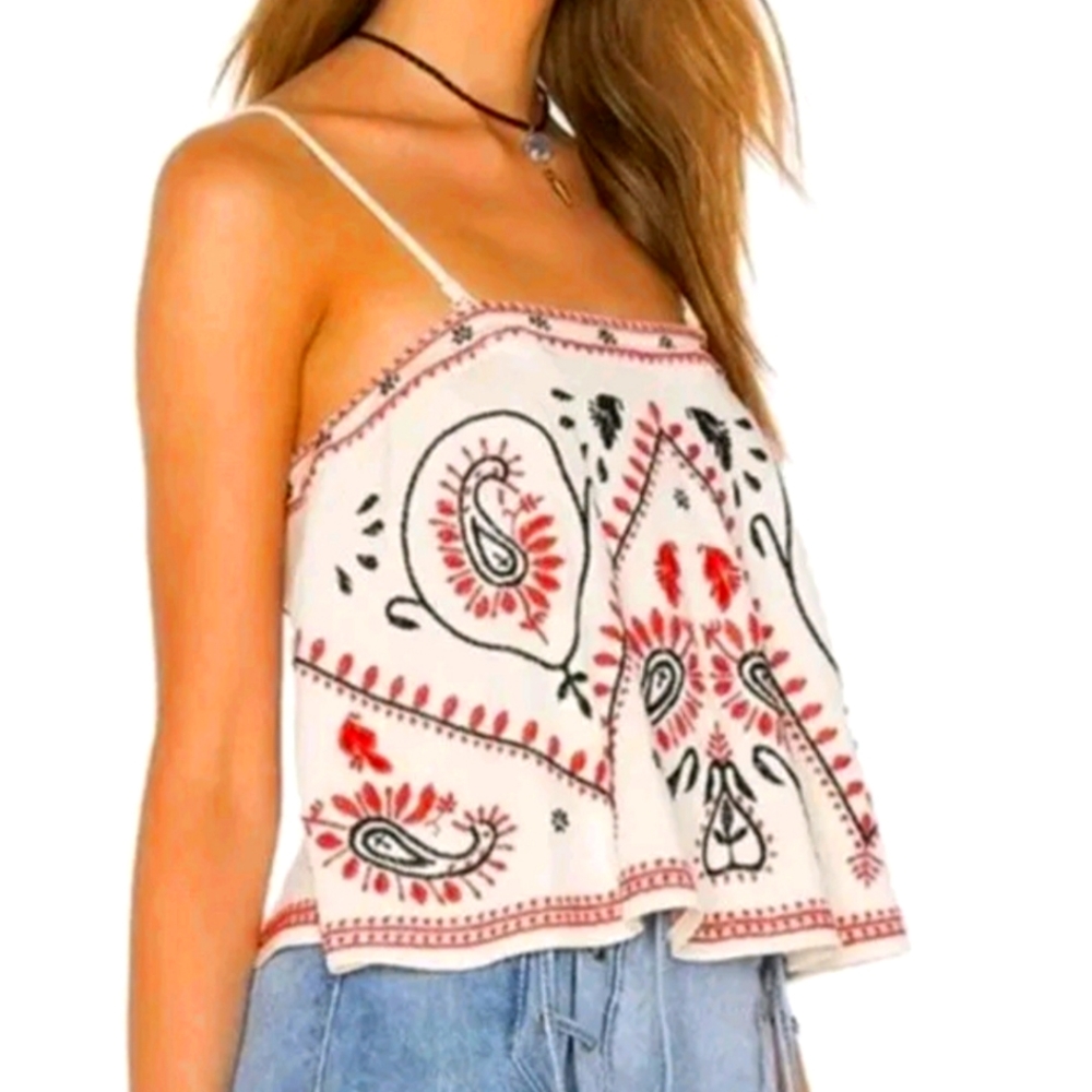 Free People Flirt Alert Tube/Cami top